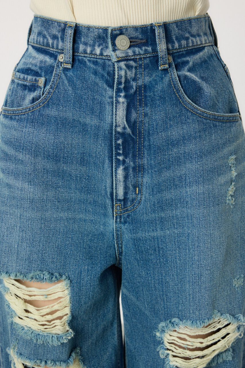 RODEO CROWNS「Hard Crash looseワイドデニム」|デニム|