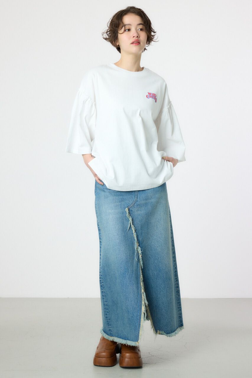 RODEO CROWNS「アソートグラフィックフリル袖 Tシャツ」|Tシャツ・カットソー|