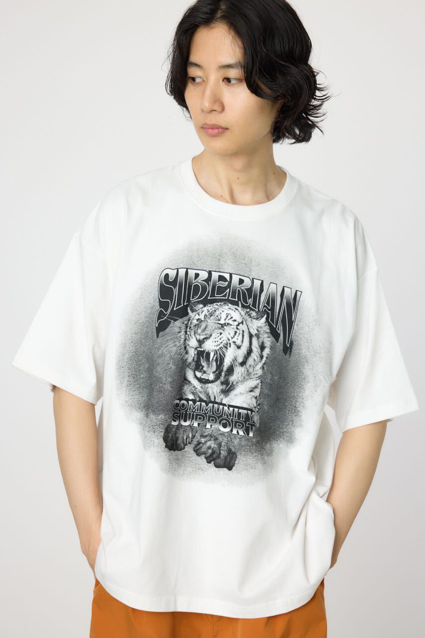 RODEO CROWNS「フェードタイガーTシャツ」|Tシャツ・カットソー|O/WHT1