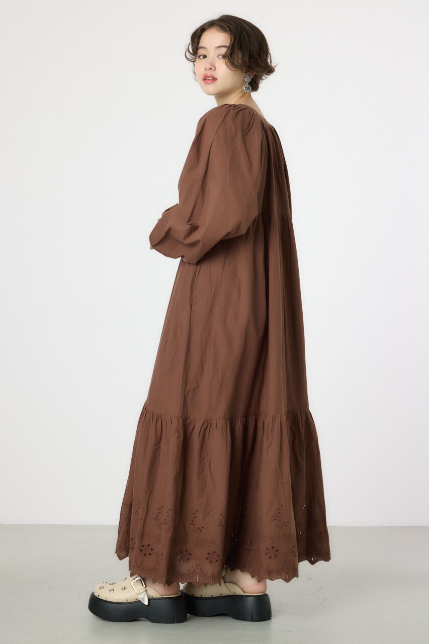 RODEO CROWNS「コットンレーススカラップワンピース」|ワンピース|