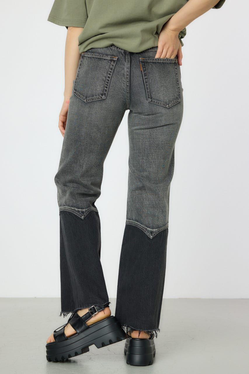 RODEO CROWNS「HEM WESTERN デニムパンツ」|デニム|