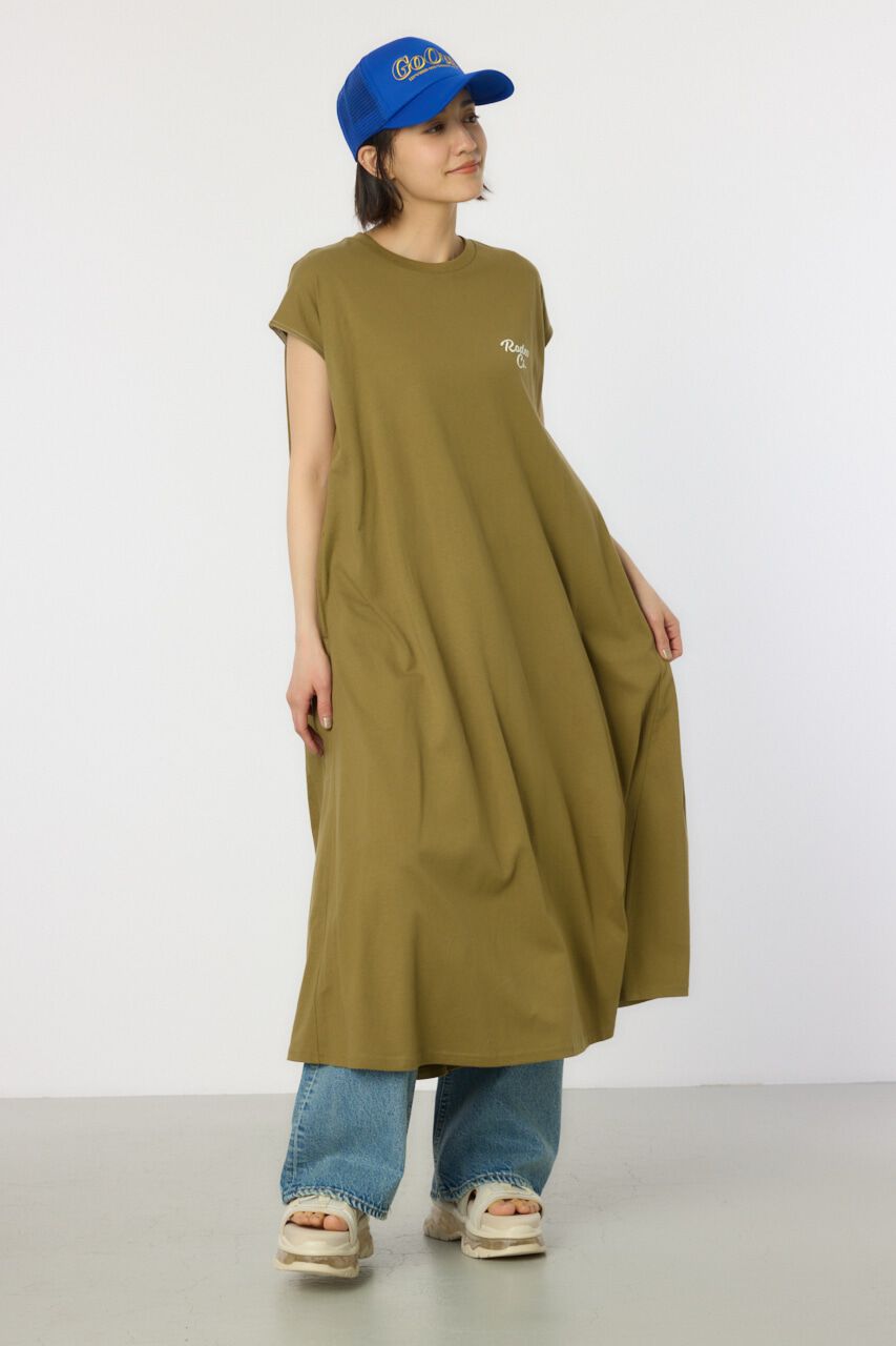 RODEO CROWNS「配色ステッチノースリーブワンピース」|ワンピース|