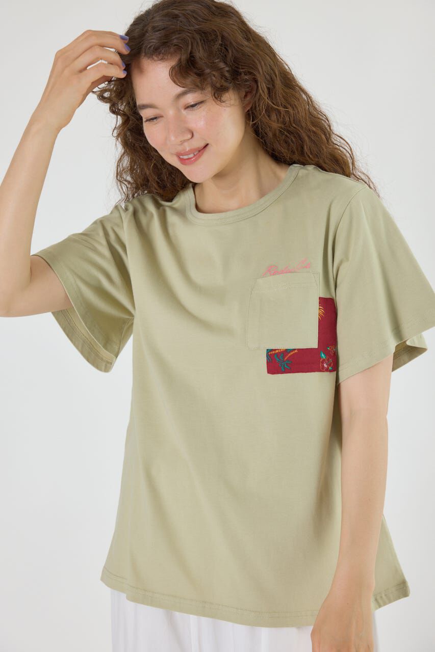 RODEO CROWNS「バックリボンアロハTシャツ」|Tシャツ・カットソー|
