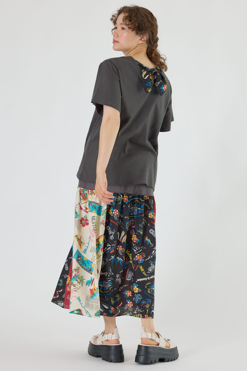 RODEO CROWNS「バックリボンアロハTシャツ」|Tシャツ・カットソー|