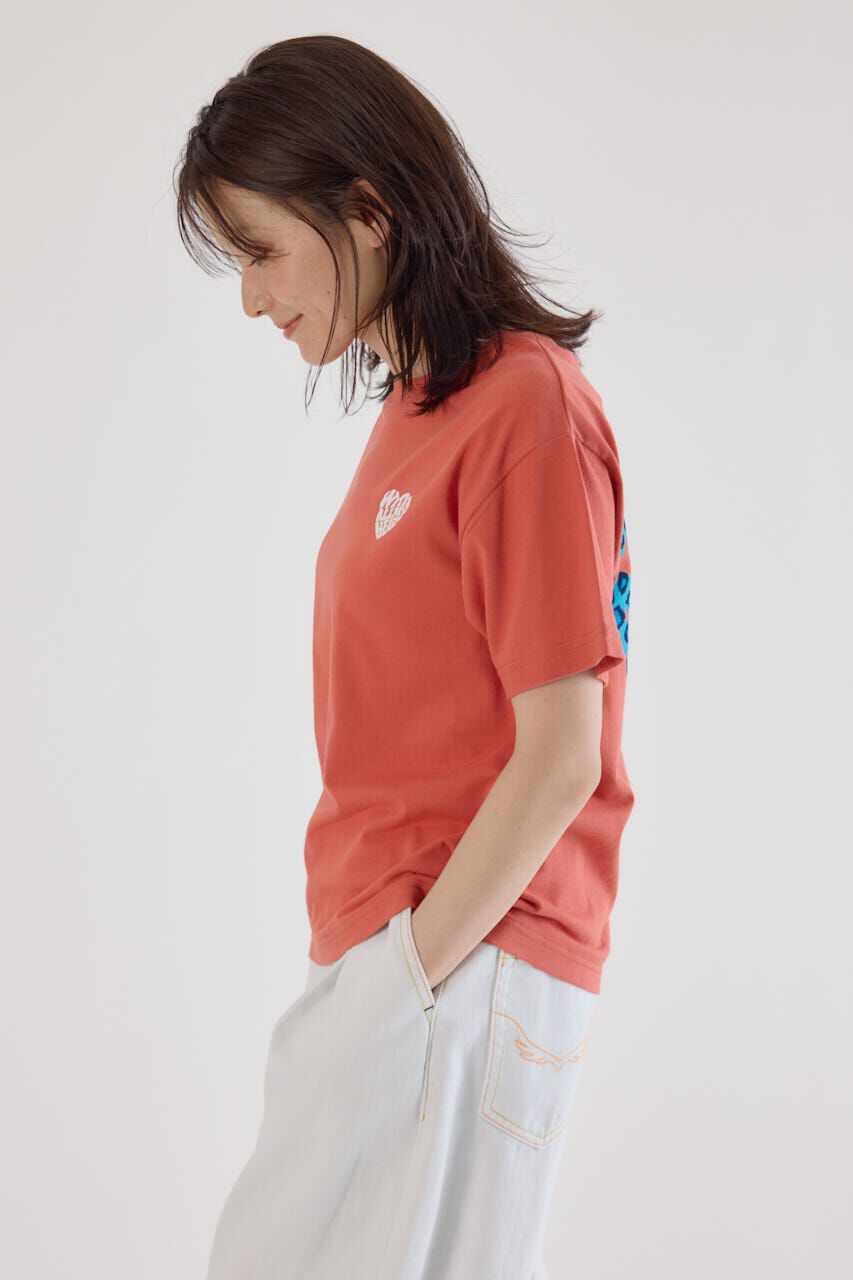 RODEO CROWNS「Heart Leopard Tシャツ」|Tシャツ・カットソー|