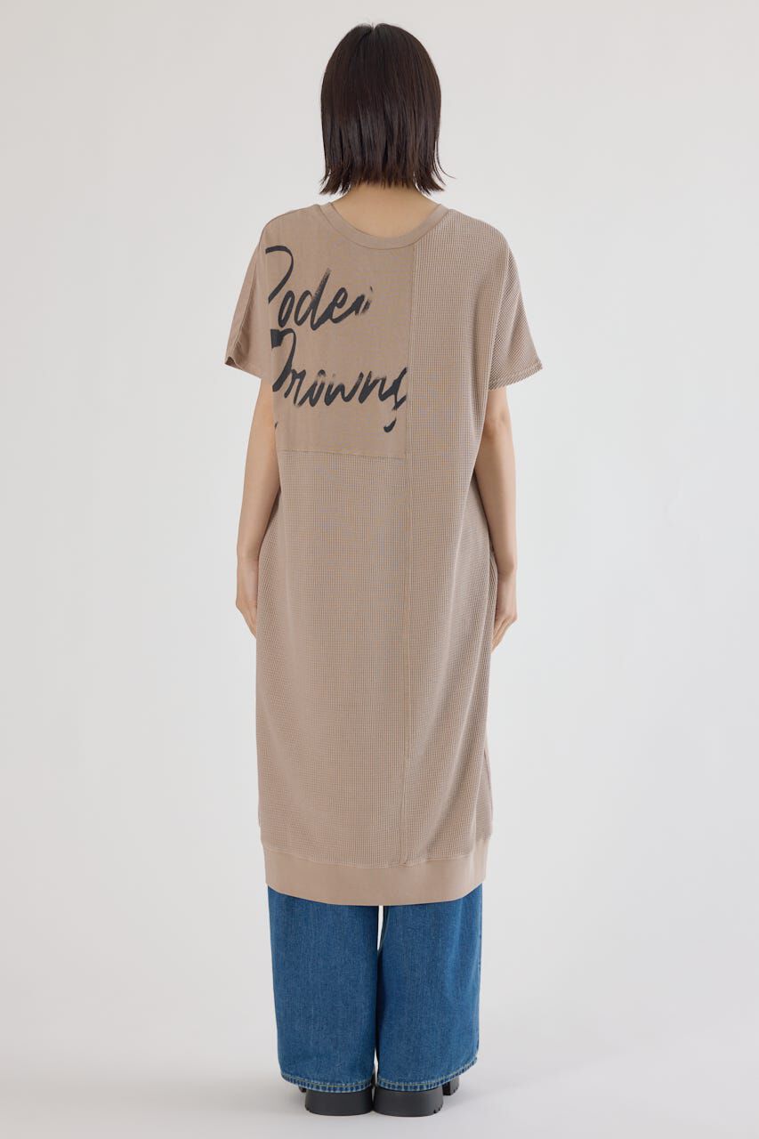 RODEO CROWNS「2way ワッフルコンビカットロングワンピース」|ワンピース|