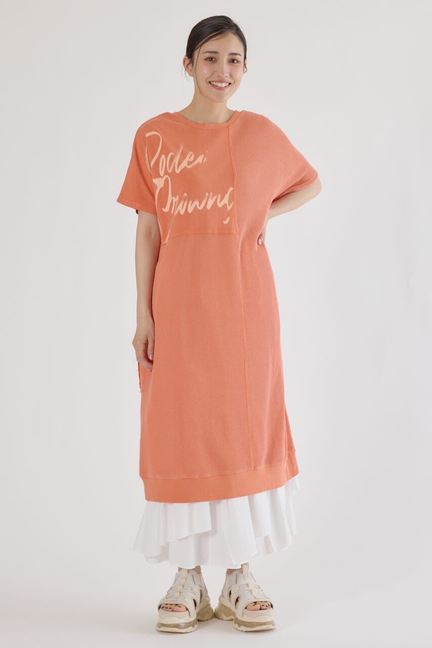 RODEO CROWNS「2way ワッフルコンビカットロングワンピース」|ワンピース|ORG