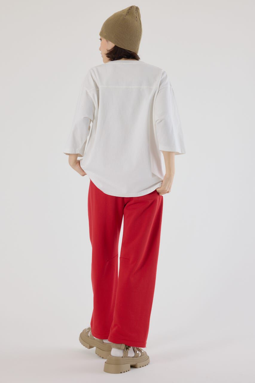 RODEO CROWNS「メッセージ5分袖Tシャツ」|Tシャツ・カットソー|