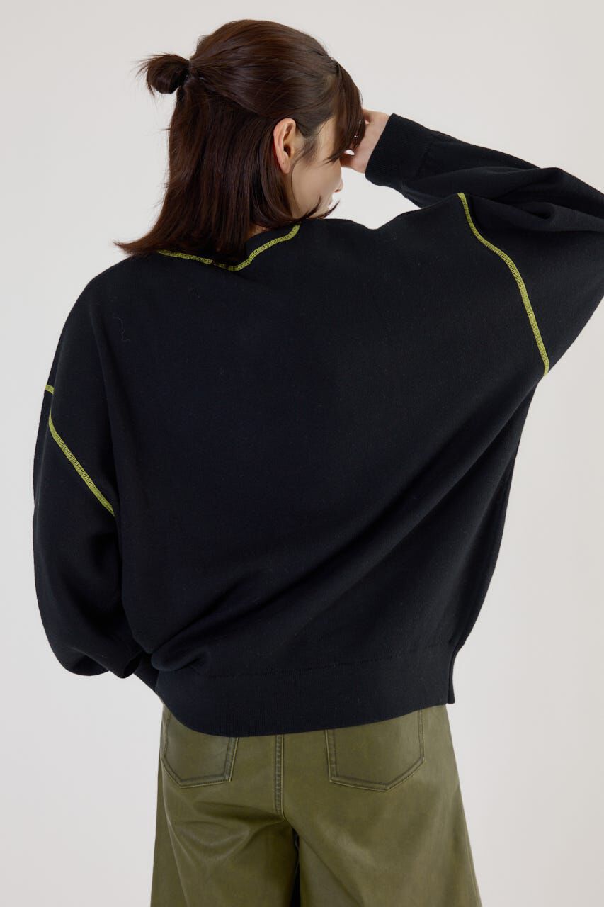 RODEO CROWNS「スウェットライク Vネックトップス」|ニット・セーター|