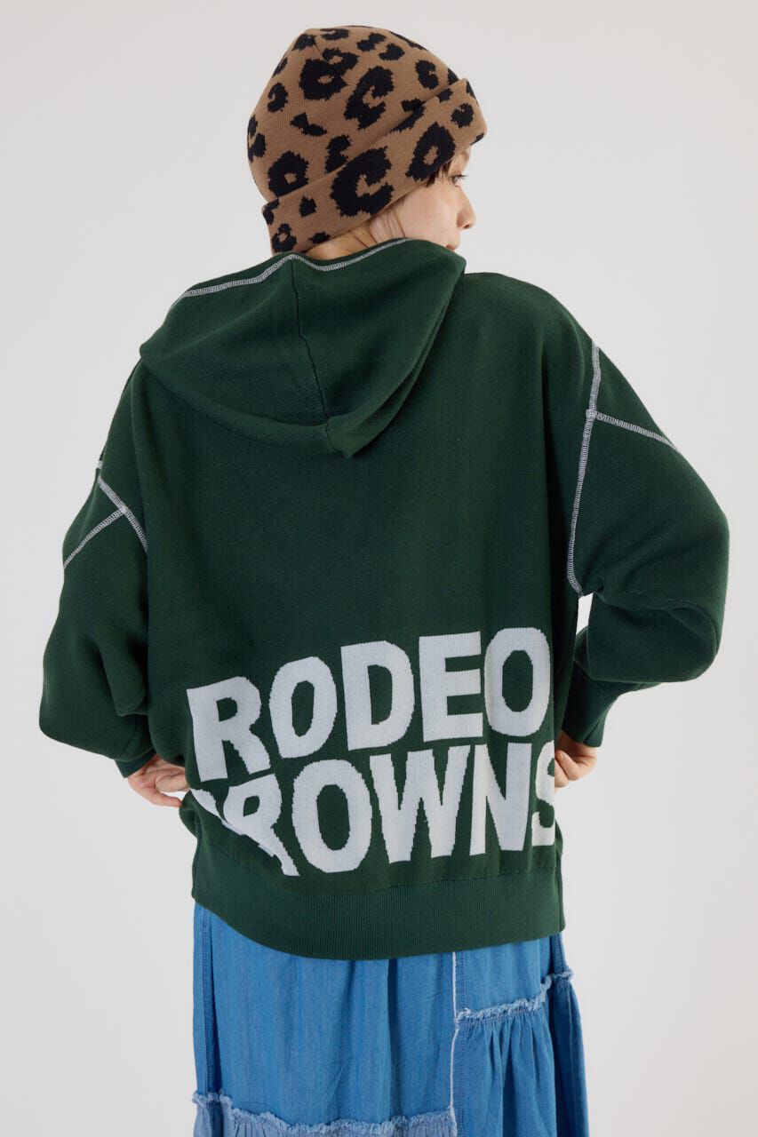 RODEO CROWNS「スウェットライクジャガードロゴフーディー」|パーカー|
