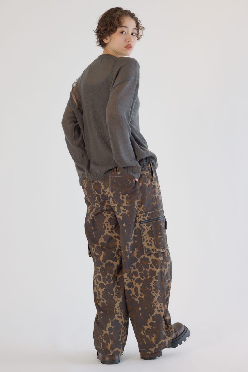 RODEO CROWNS「メッセージダメージニットトップス」|ニット・セーター|