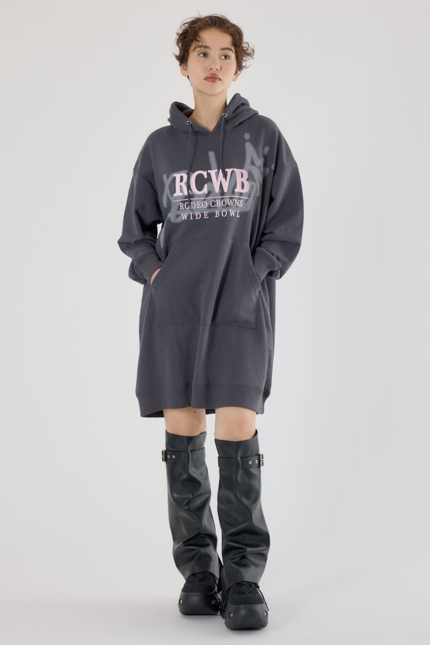 RODEO CROWNS「シャドーロゴパーカーワンピース」|ワンピース|