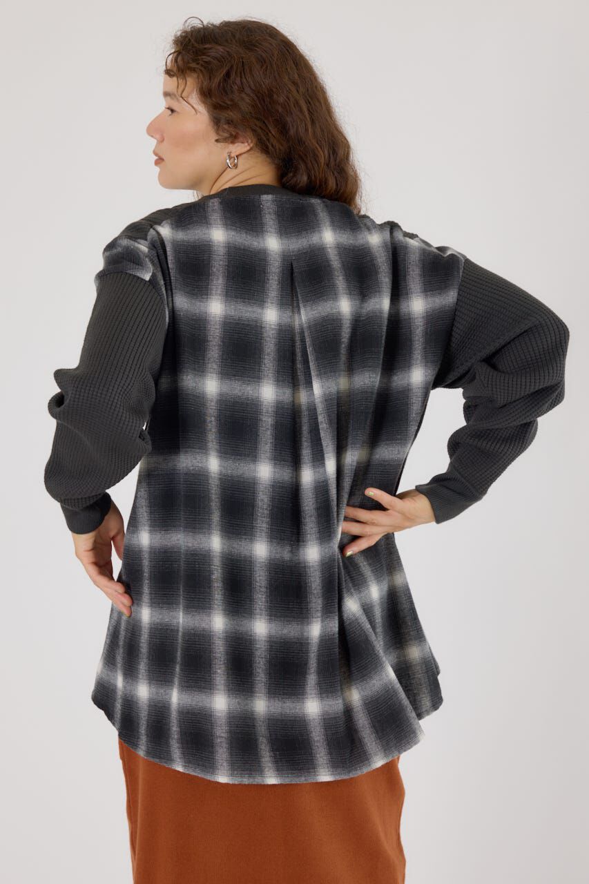 RODEO CROWNS「チェックドッキングトップス」|ニット・セーター|