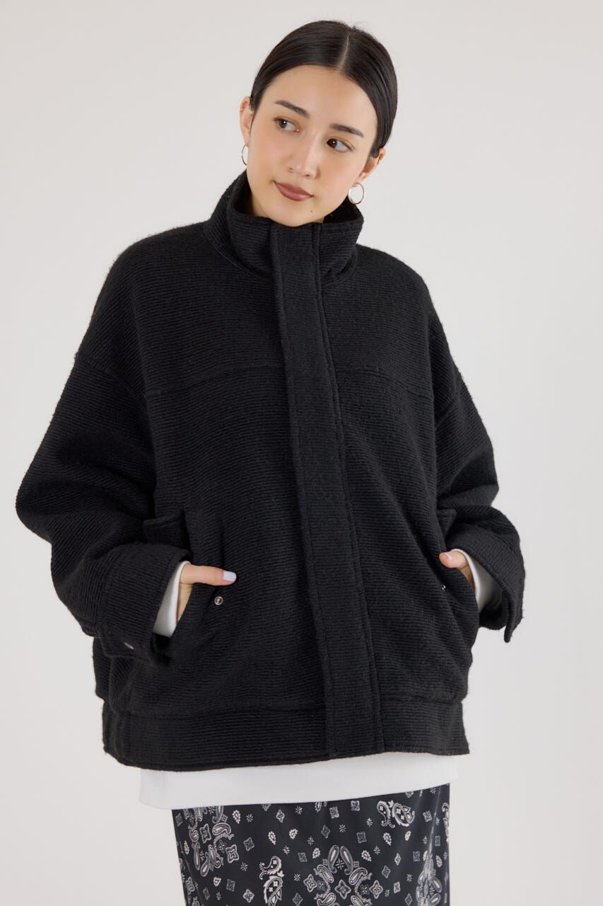 RODEO CROWNS「スライバービックブルゾン」|ブルゾン・スタジャン|BLK