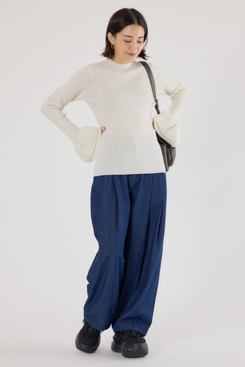 RODEO CROWNS「フリルリブニットトップス」|ニット・セーター|