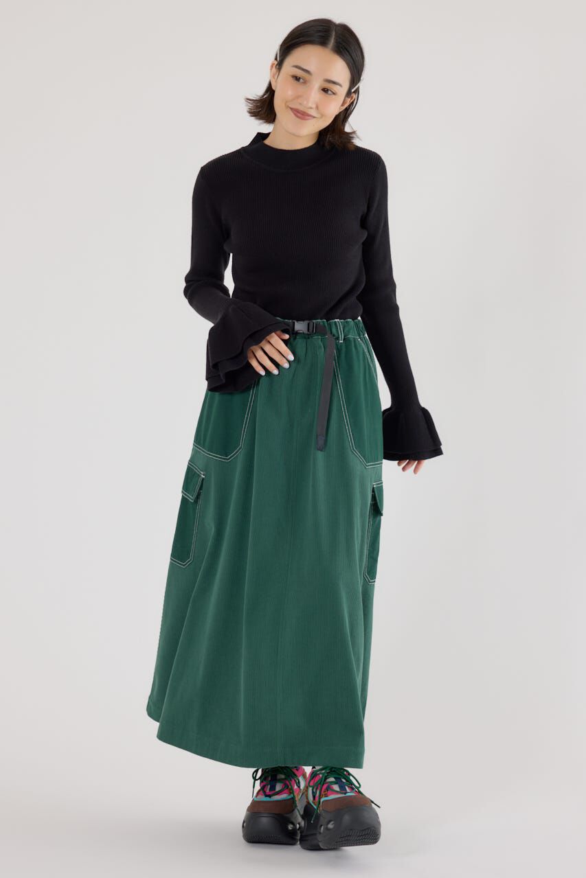 RODEO CROWNS「フリルリブニットトップス」|ニット・セーター|