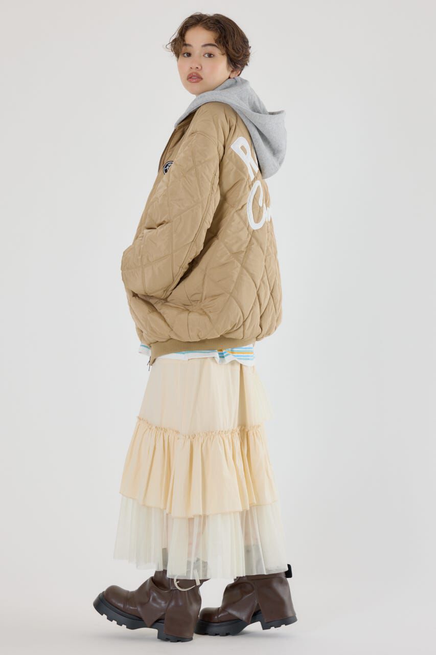 RODEO CROWNS「キルティングフードブルゾン」|ブルゾン・スタジャン|