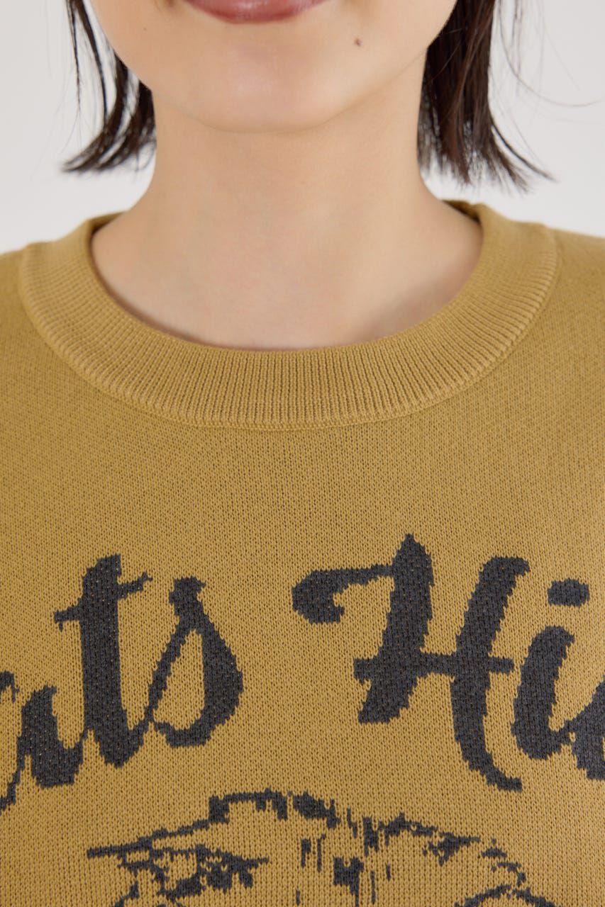 RODEO CROWNS「アニマルジャガードニットトップス」|ニット・セーター|