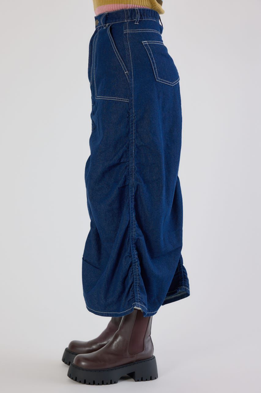 RODEO CROWNS「シャーリングマキシスカート」|スカート|