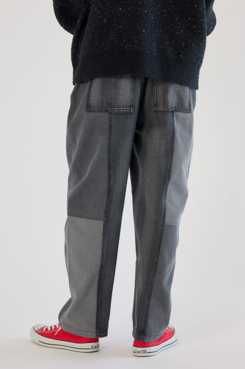 RODEO CROWNS「パッチワークバレルデニムパンツ」|デニム|