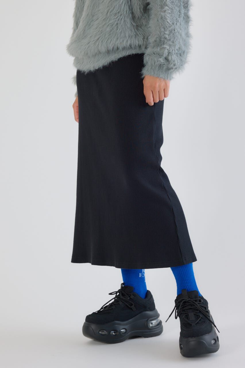 RODEO CROWNS「カットイージーナロースカート」|スカート|BLK