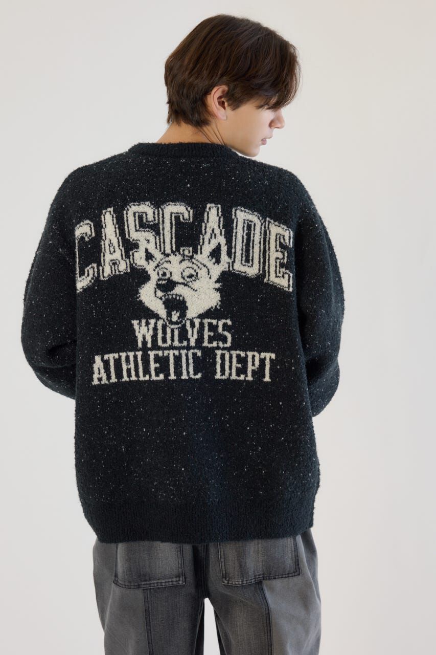 RODEO CROWNS「Wolf man ニット」|ニット・セーター|BLK