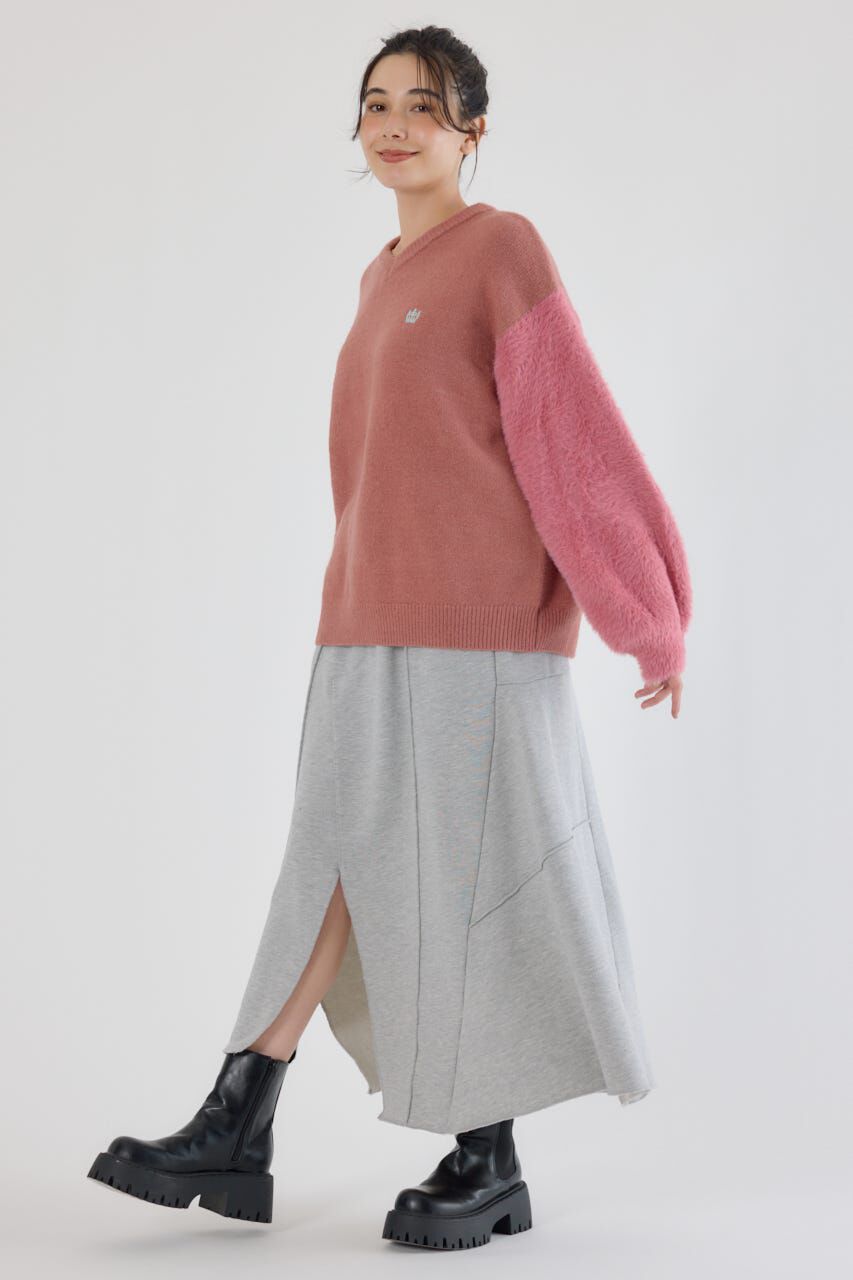 RODEO CROWNS「ランダム切替スウェットスカート」|スカート|