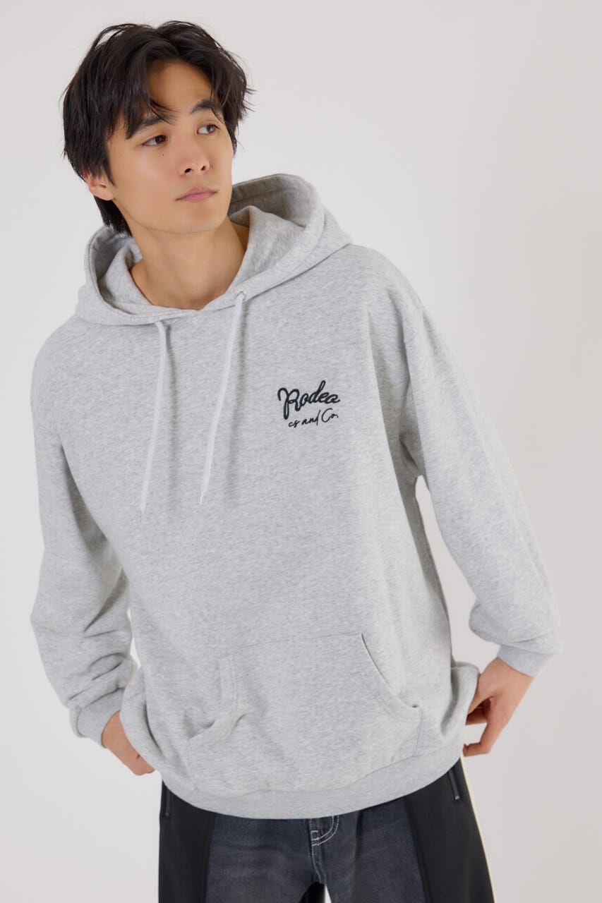 RODEO CROWNS「メンズロゴデニムパッチフーディー」|パーカー|