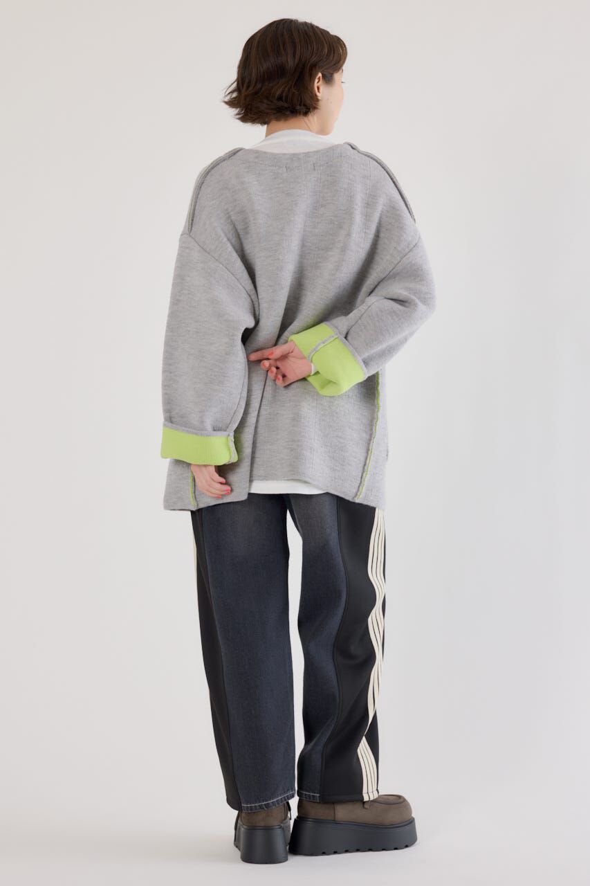 RODEO CROWNS「ダブルフェイスニットジャケット」|カーディガン|