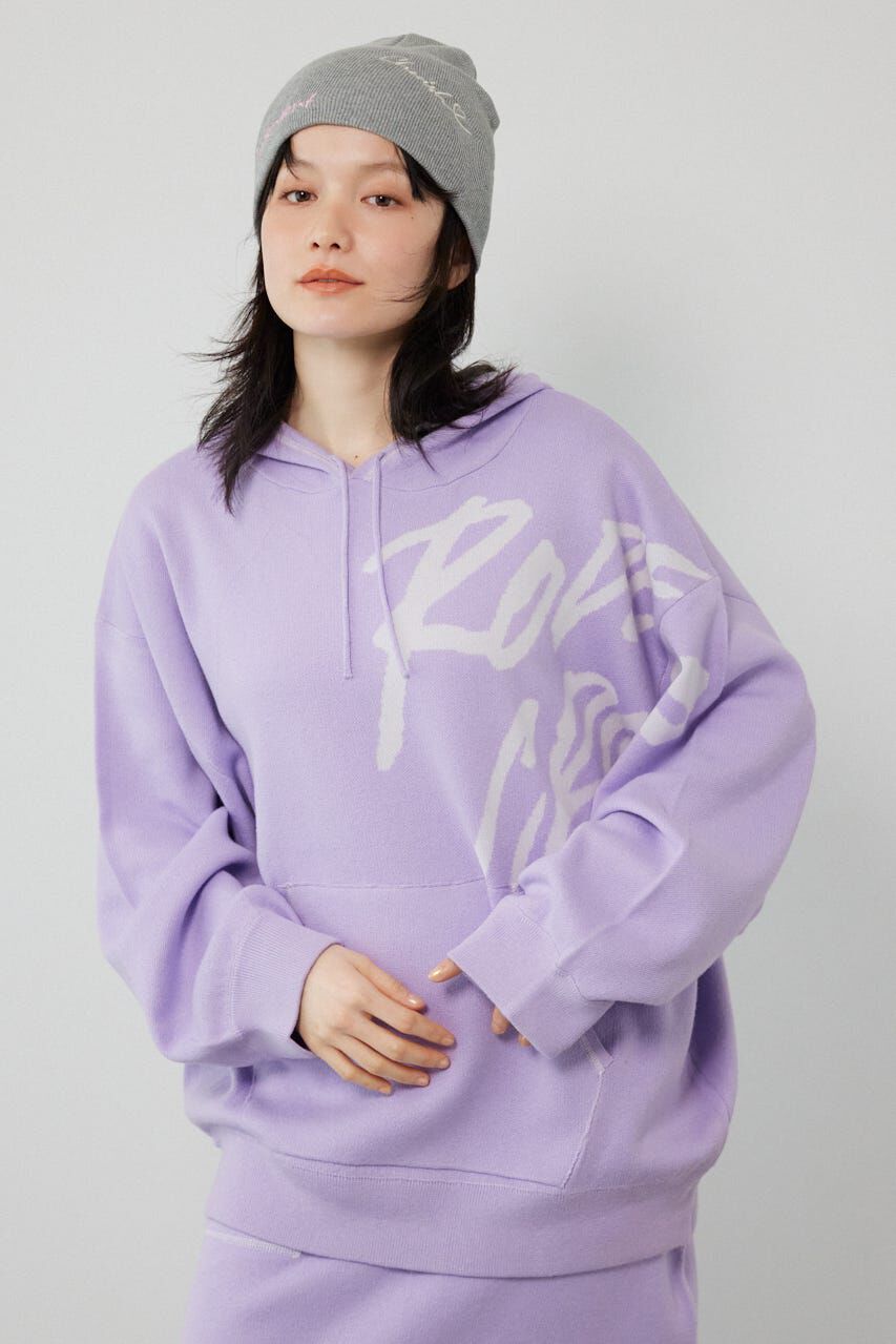 RODEO CROWNS「スウェットライクフロントロゴニットフーディー」|パーカー|L/PUR1
