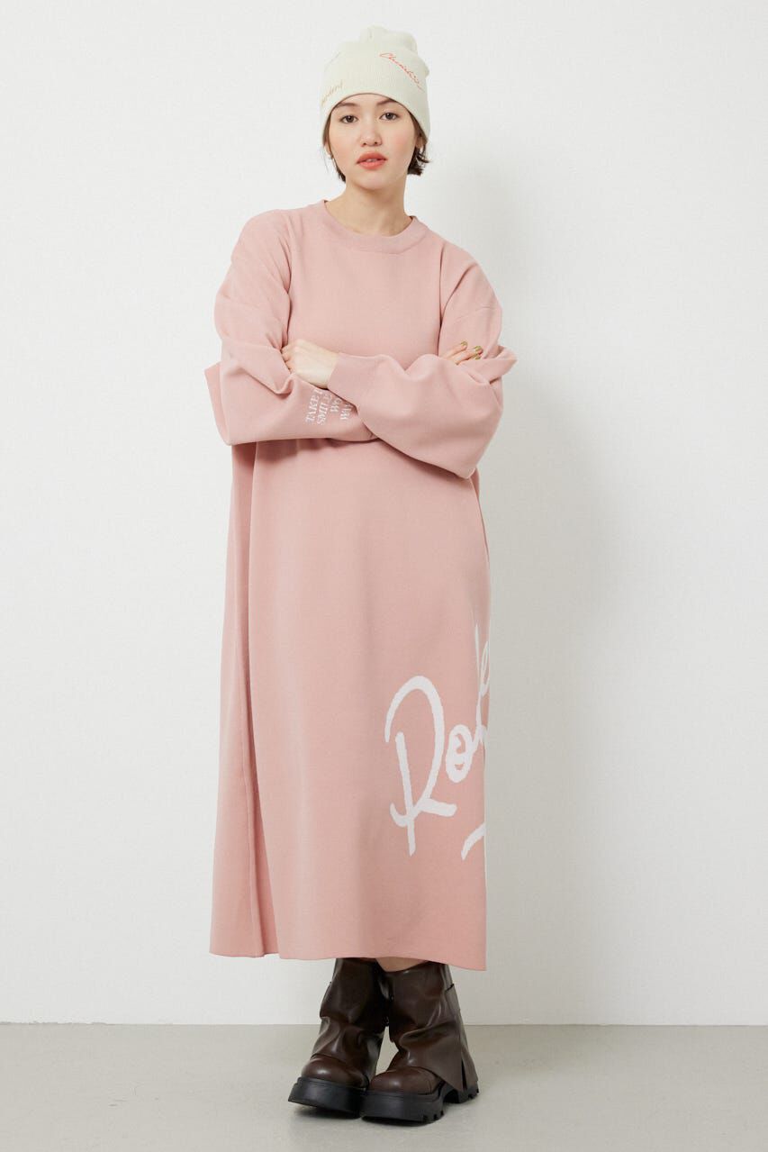 RODEO CROWNS「マキシロゴニットワンピース」|ワンピース|