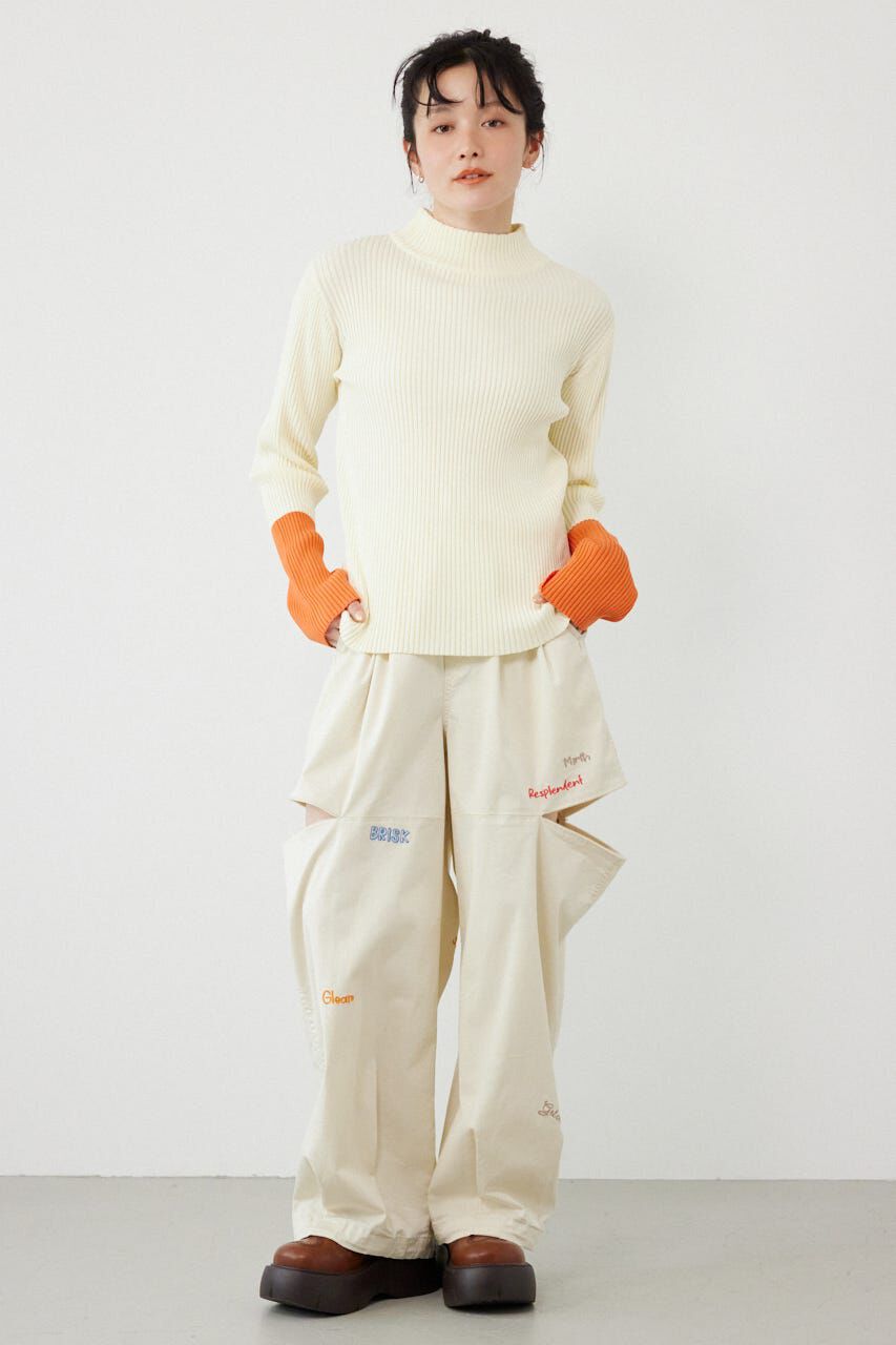 RODEO CROWNS「スリーブカラーニットトップス」|ニット・セーター|