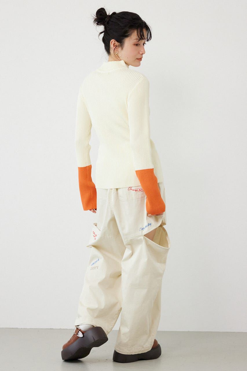 RODEO CROWNS「スリーブカラーニットトップス」|ニット・セーター|