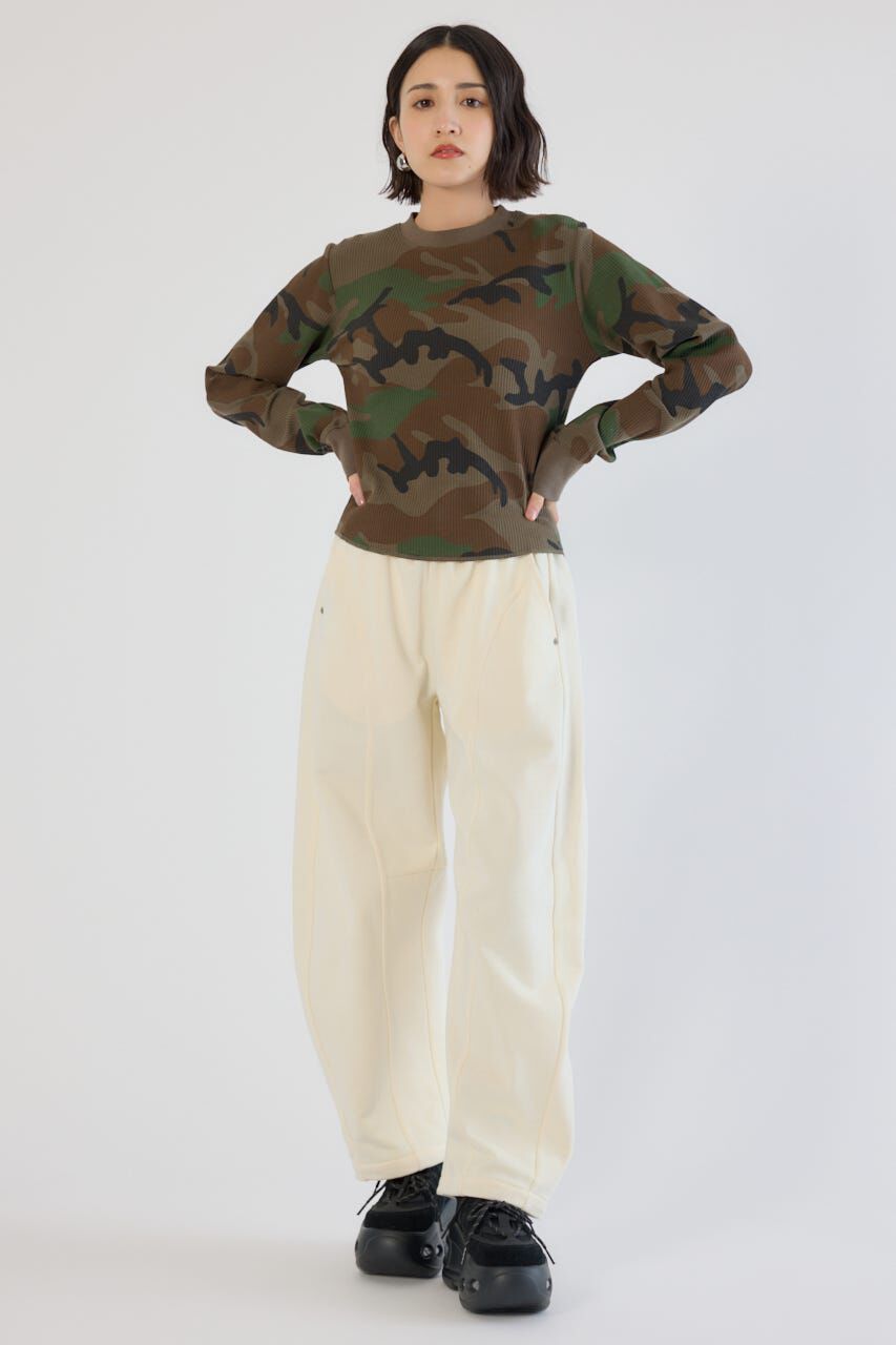 RODEO CROWNS「SHARE パターンワッフルトップス」|Tシャツ・カットソー|