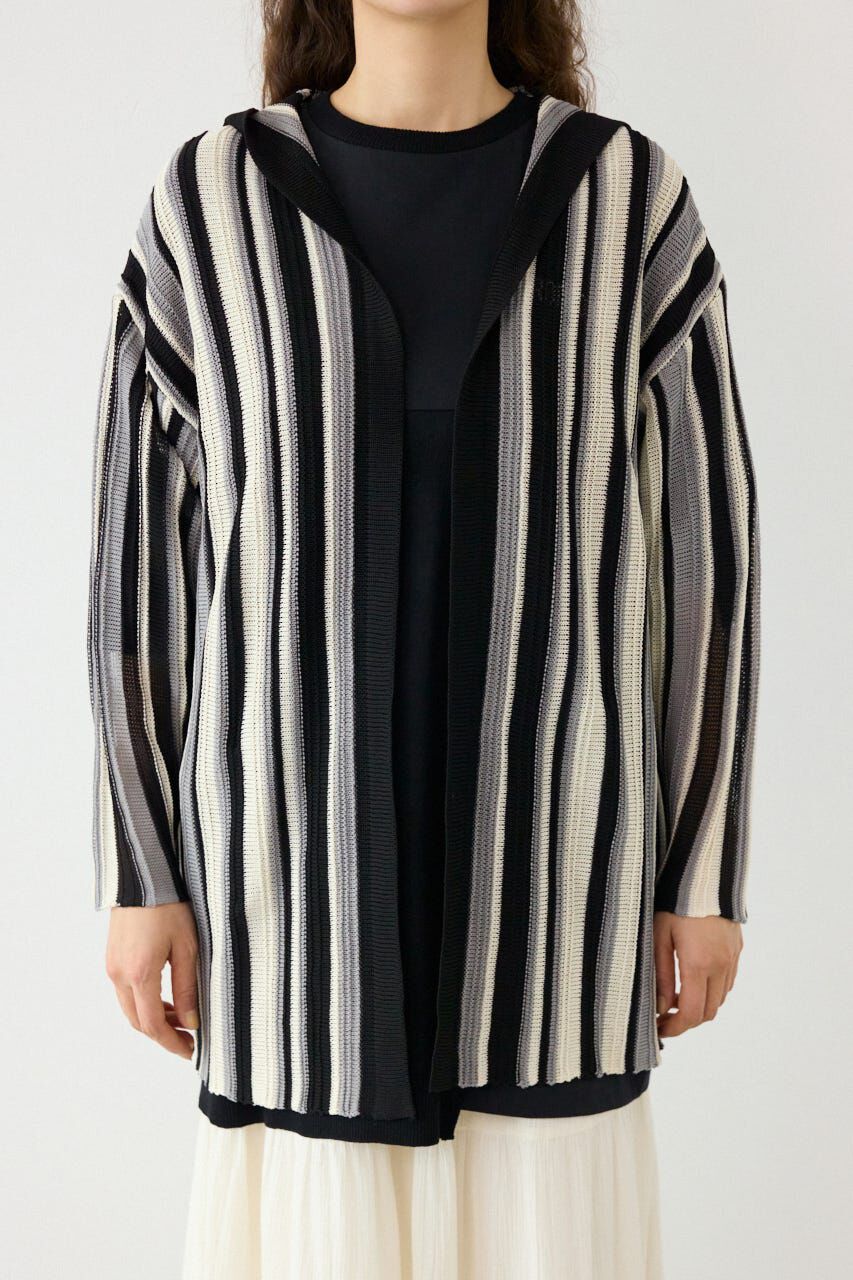 RODEO CROWNS「マルチカラーフードトッパー」|カーディガン|