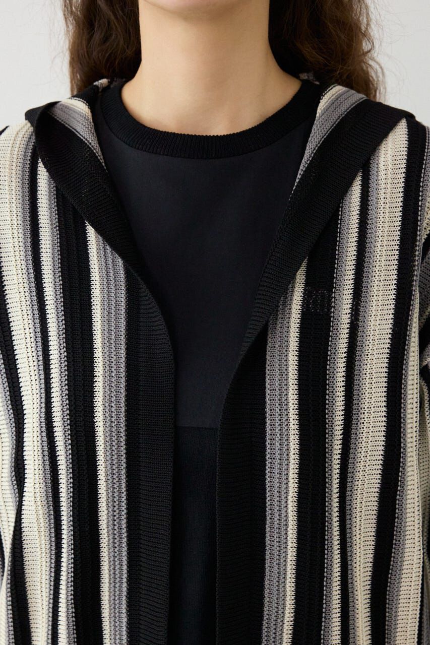 RODEO CROWNS「マルチカラーフードトッパー」|カーディガン|