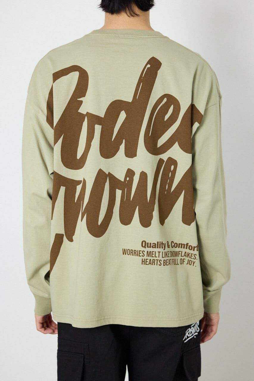 RODEO CROWNS「ペイントロゴ長袖Tシャツ」|Tシャツ・カットソー|