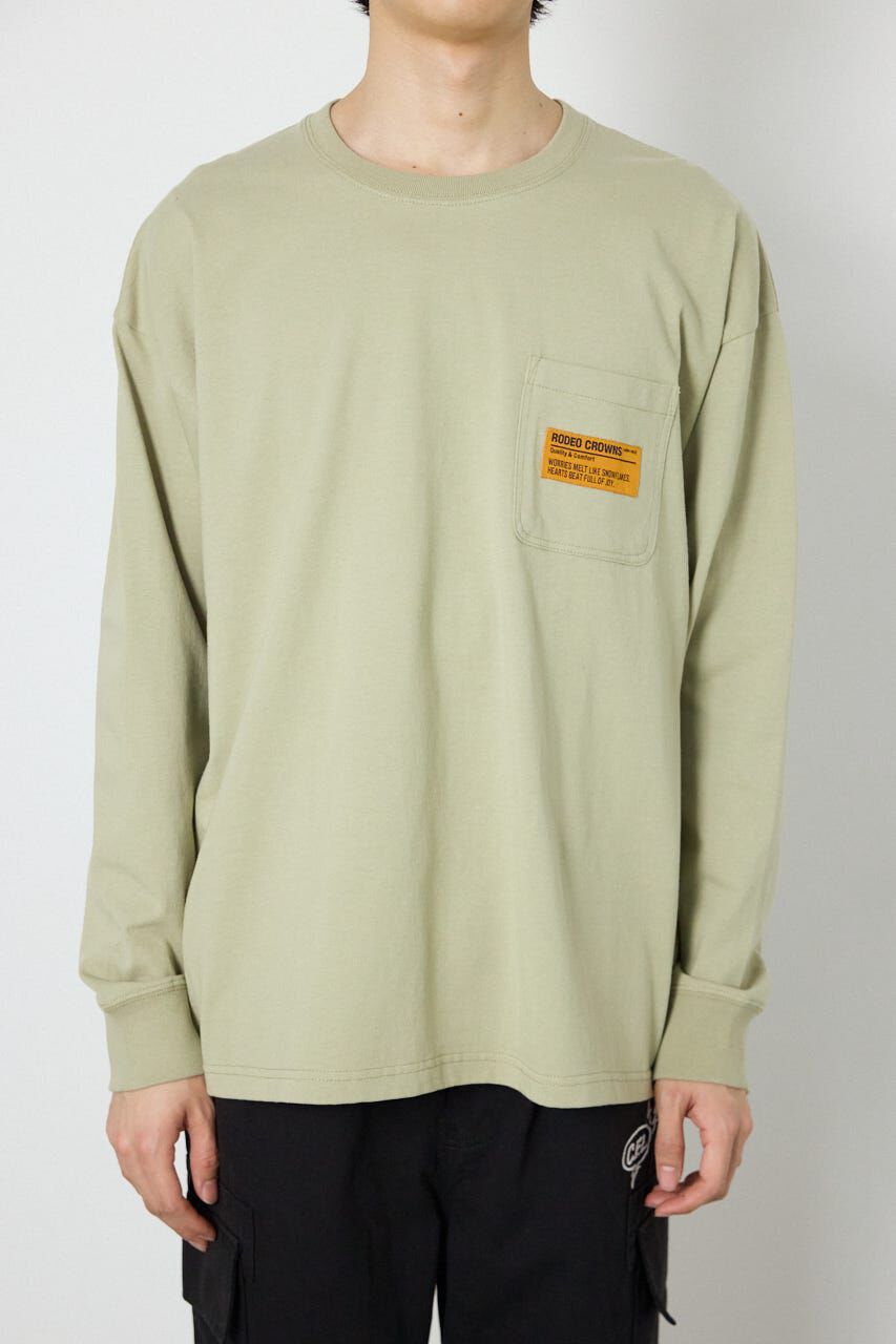 RODEO CROWNS「ペイントロゴ長袖Tシャツ」|Tシャツ・カットソー|