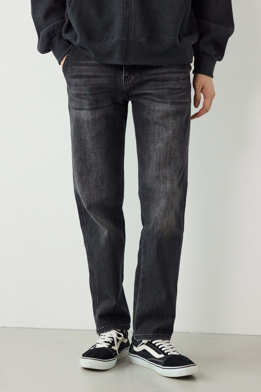 RODEO CROWNS「PLIABLE スリムパンツ」|デニム|BLK