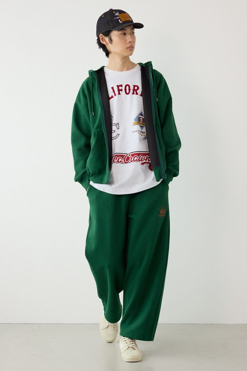 RODEO CROWNS「ボンディングワッフルZIPパーカー」|パーカー|