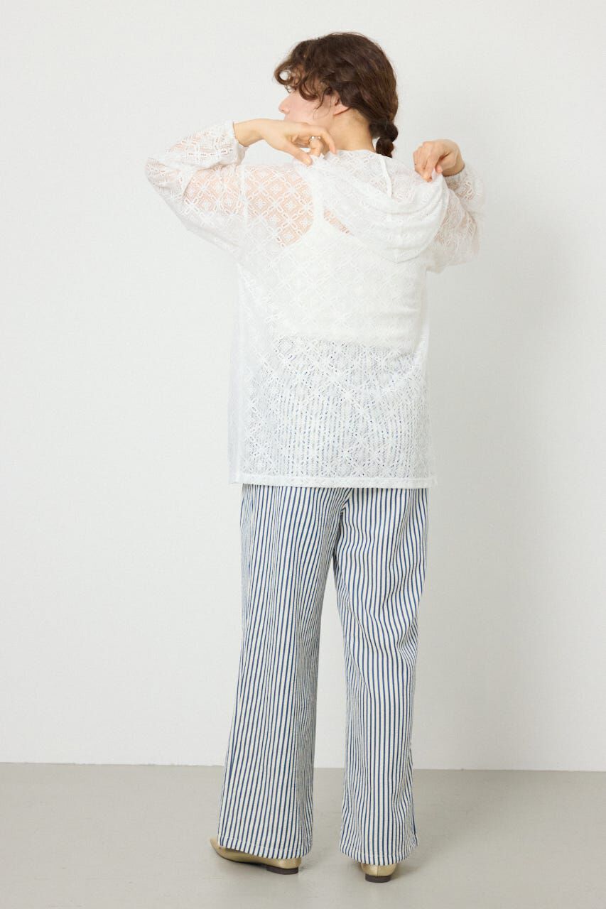 RODEO CROWNS「メッシュフーディカーディガン」|カーディガン|