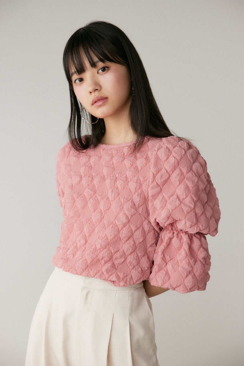 SLY「PUFF SLEEVE CUT トップス」|Tシャツ・カットソー|