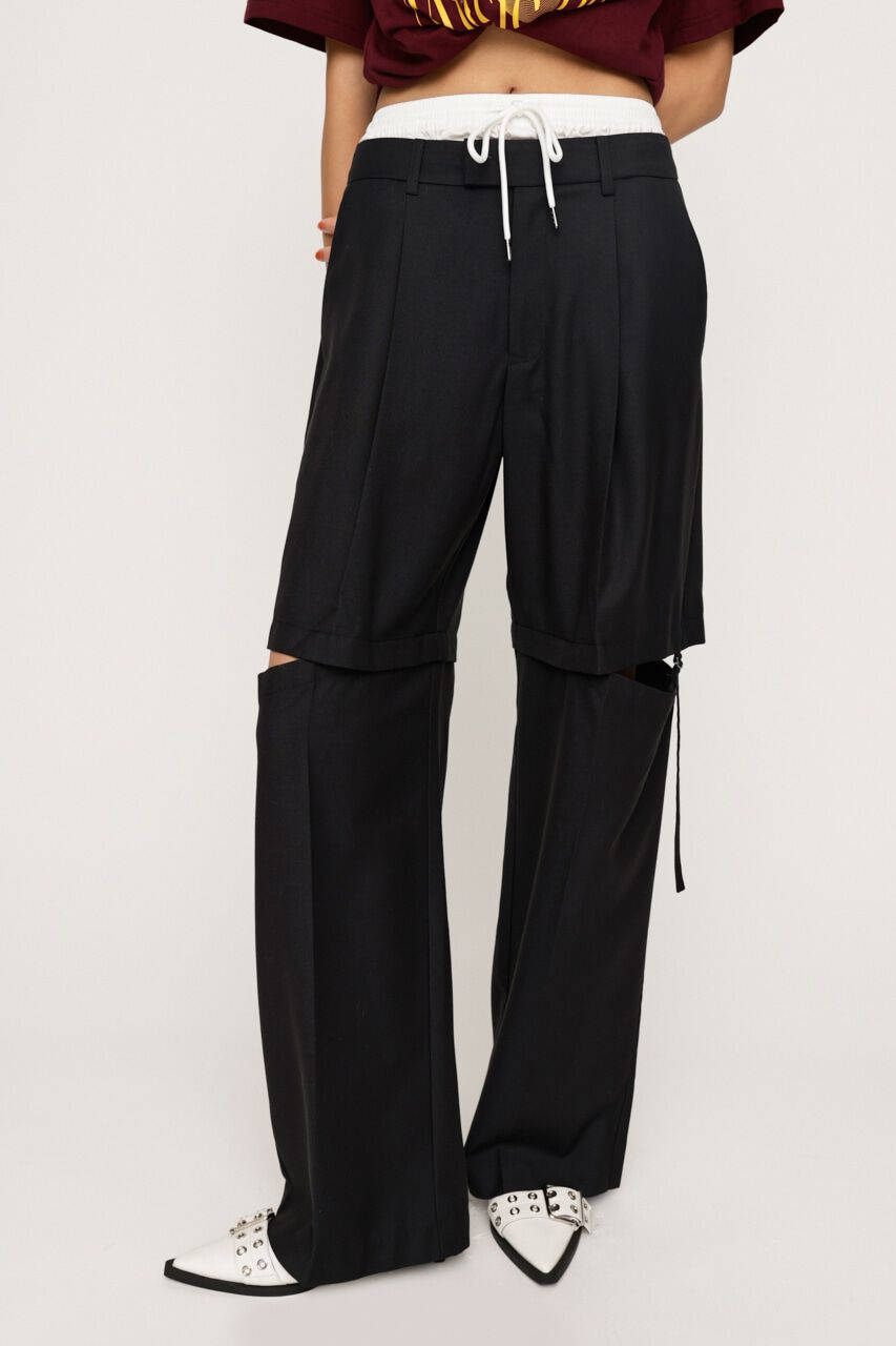 SLY「UNDERWEAR MANNISH CUTOUT パンツ」|その他|