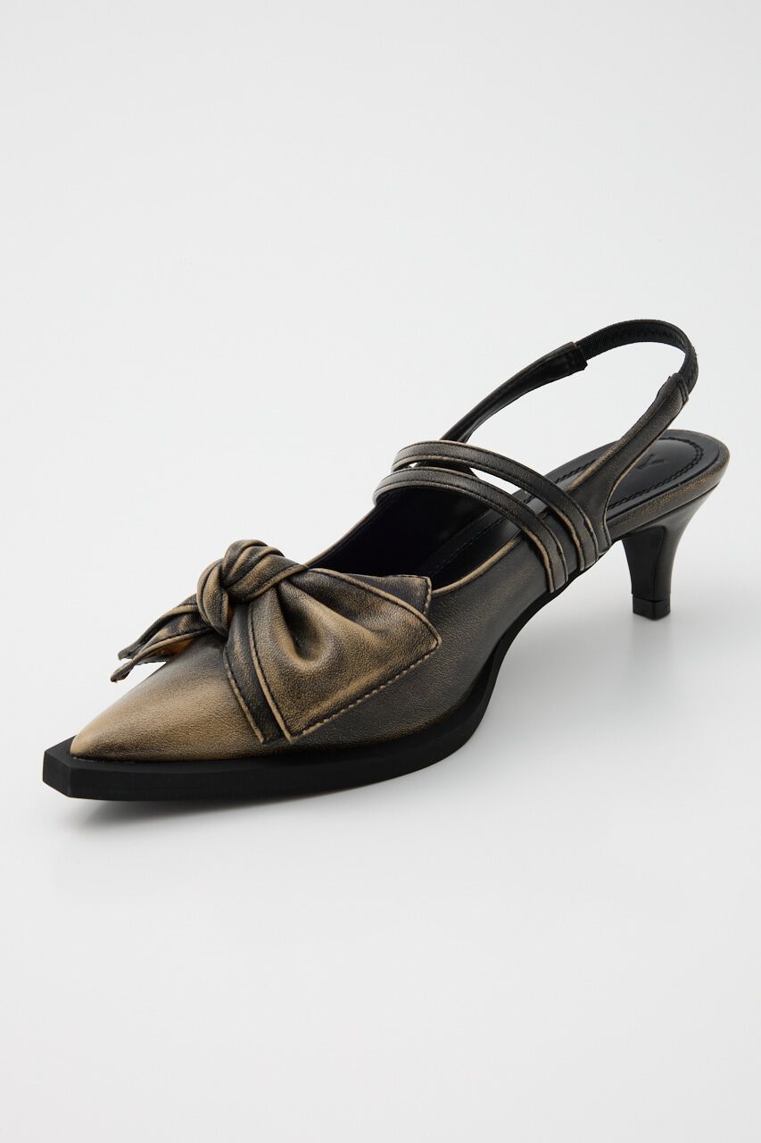 SLY「RIBBON DESIGN POINTED サンダル」|サンダル|