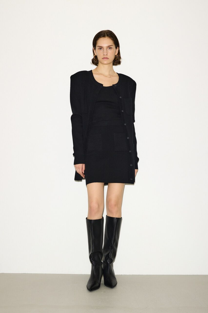 SLY「RIB HG 4PK MIDI カーディガン」|カーディガン|