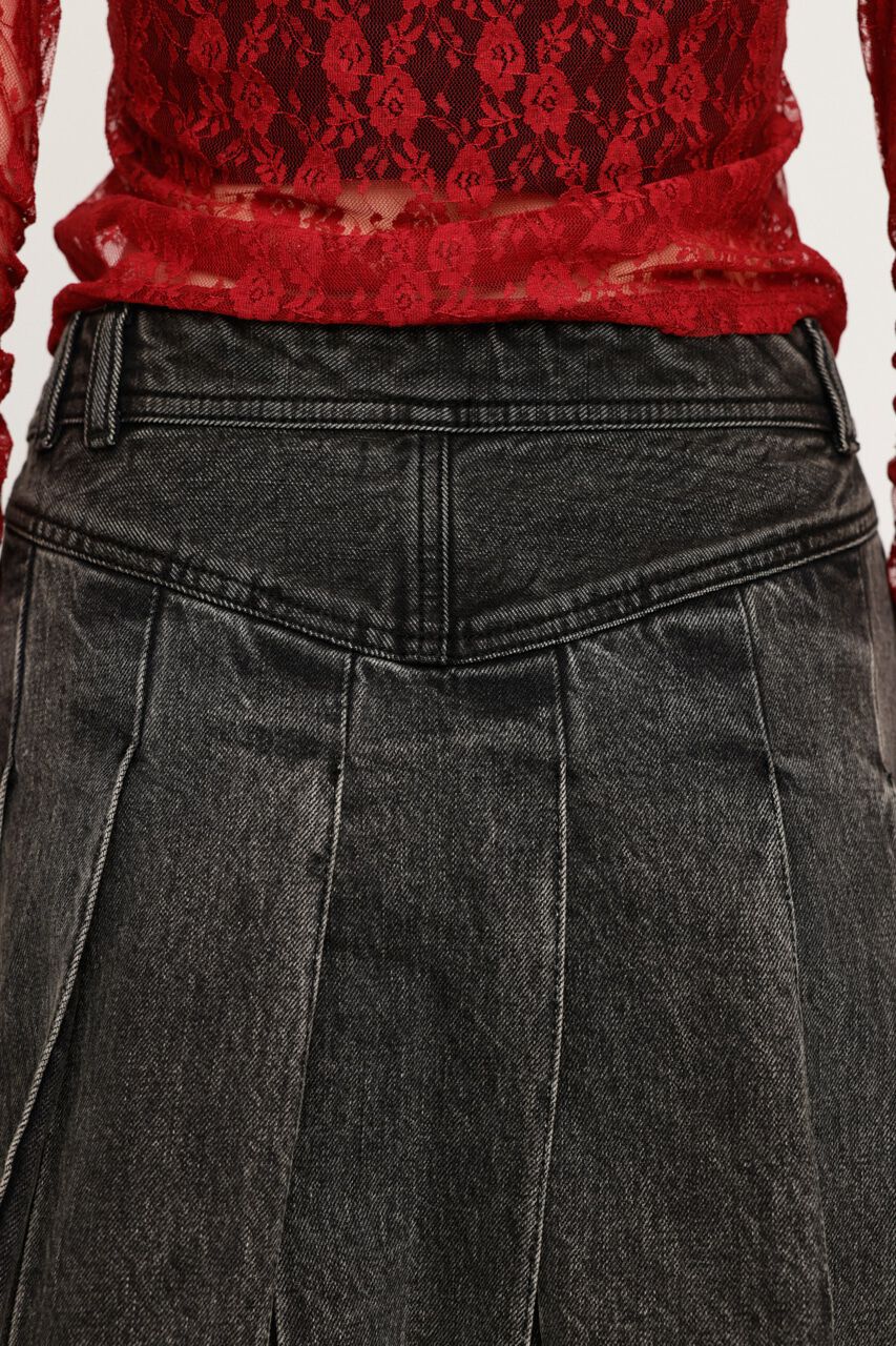 SLY「J／W OVER DYE ショートスカート」|スカート|