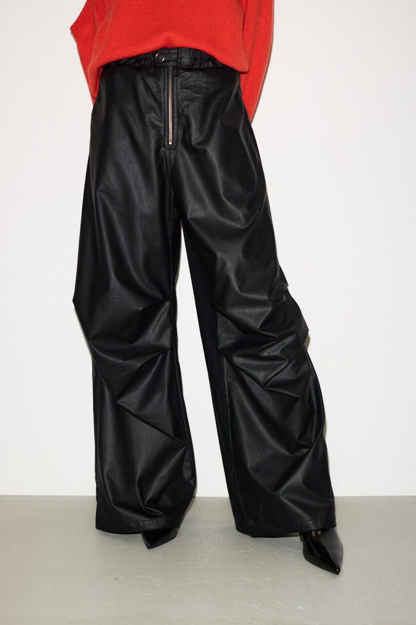 SLY「F／LEATHER LOOSE FLIGHT パンツ」|その他|