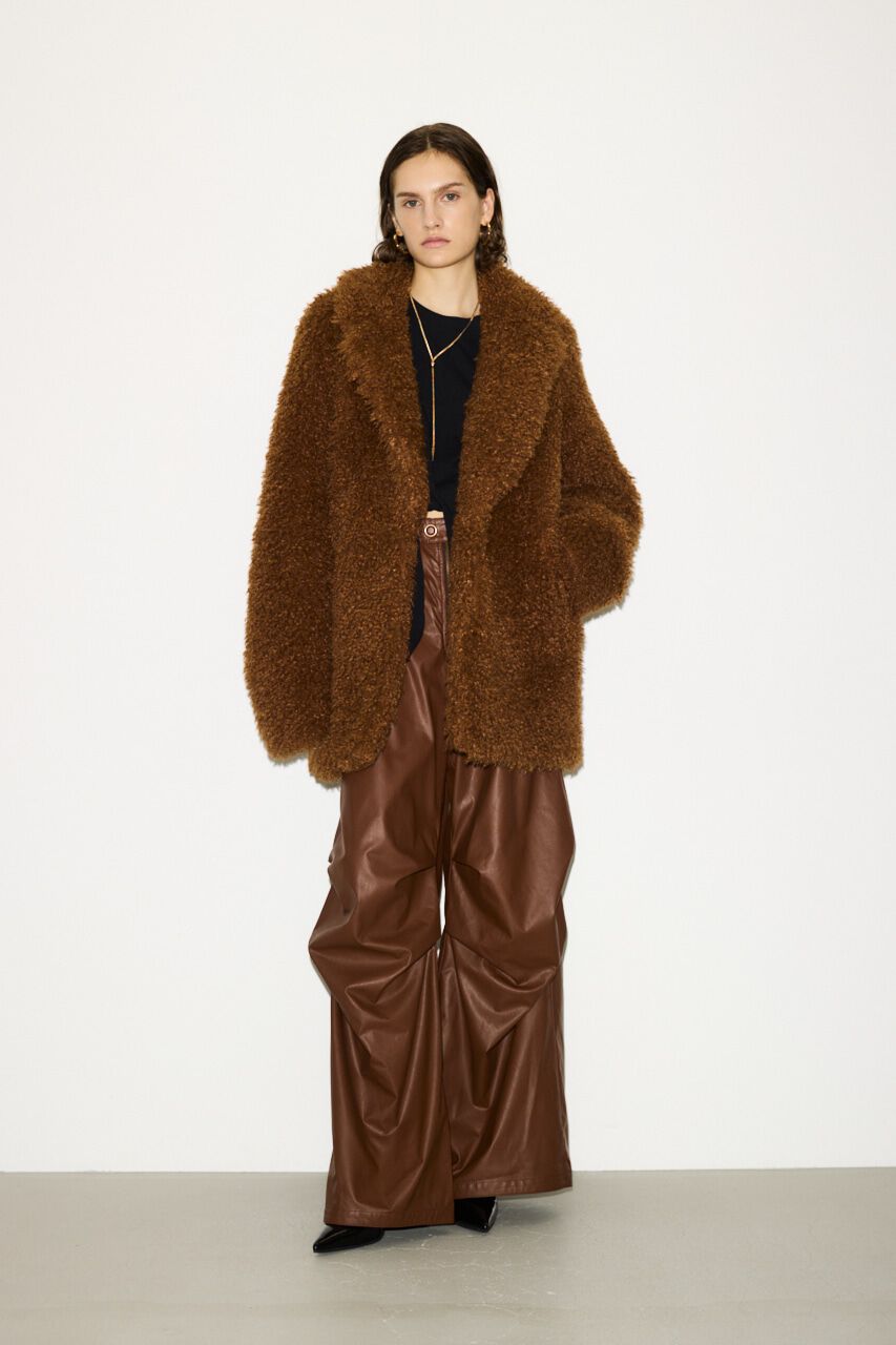 SLY「F／LEATHER LOOSE FLIGHT パンツ」|その他|