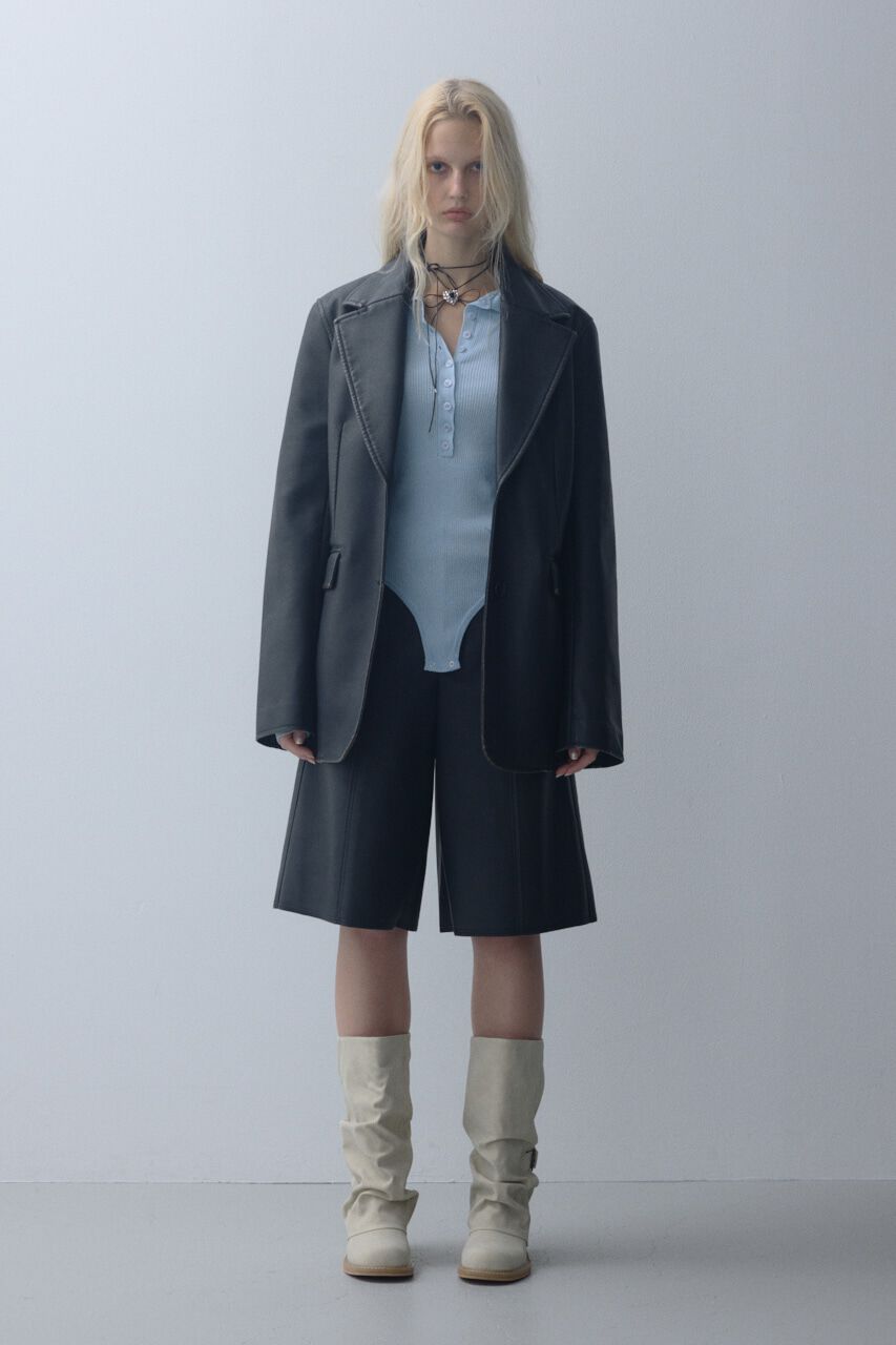 SLY「VINTAGE F／LEATHER パンツ」|その他|