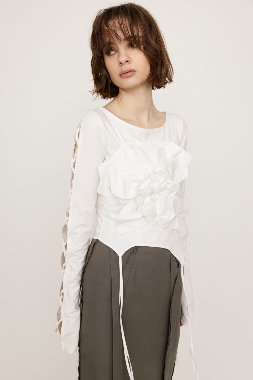 SLY「FLOWER MOTIF BUSTIER」|キャミソール|